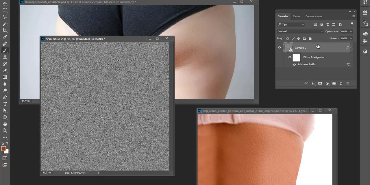 Como criar textura de PELE DIGITAL E REALISTA no Photoshop