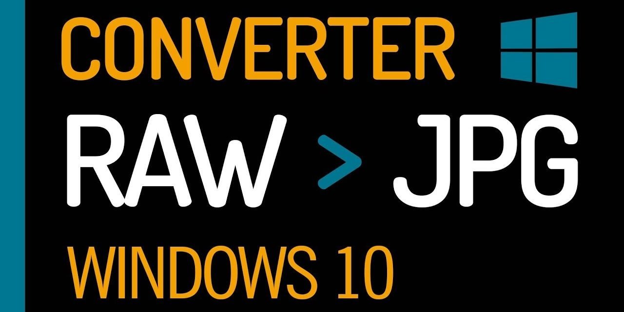 SIM É POSSÍVEL – Como converter arquivo RAW diretamente pelo windows 10. Rápido e sem programas.